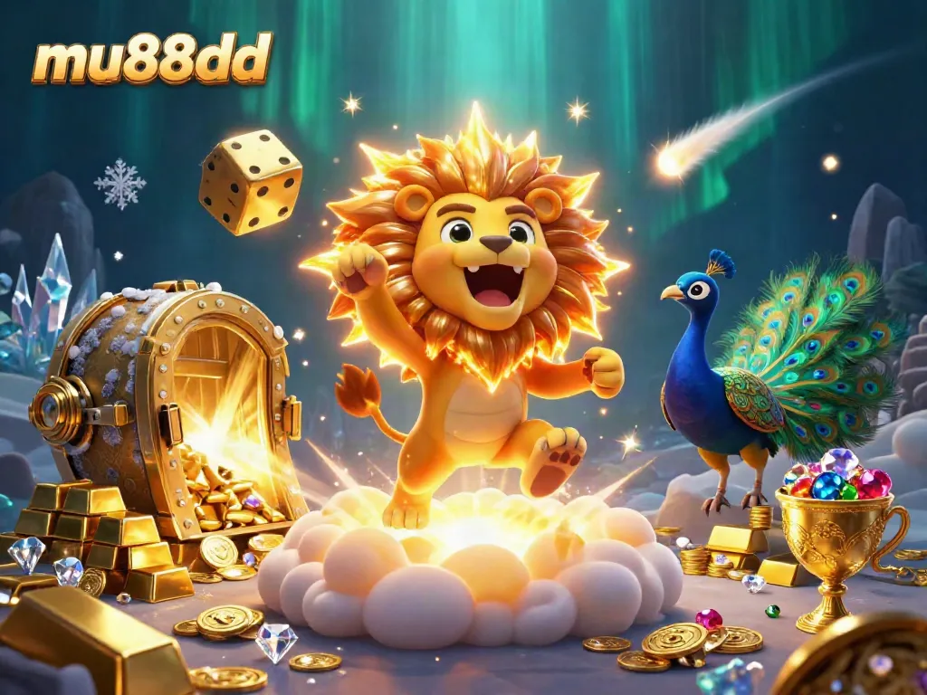 Experience thrilling gameplay with mu88dd as golden treasures and vibrant characters illuminate the casino world.