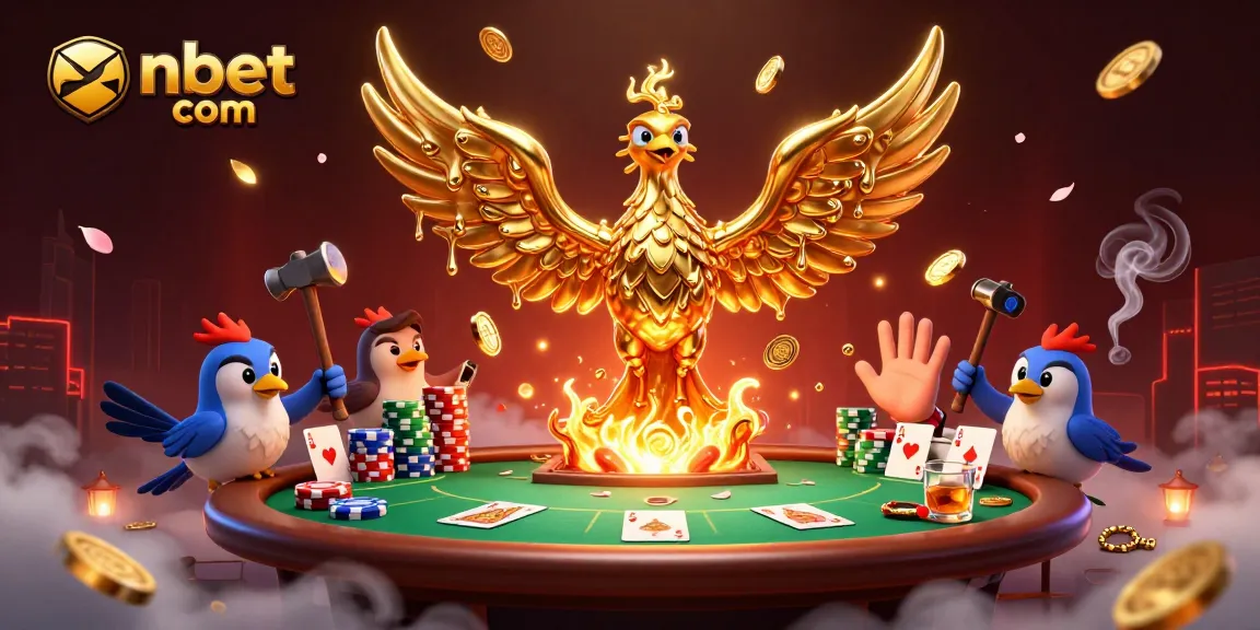 Engage in thrilling poker action with nbet com featuring molten gold phoenix and lively game elements.