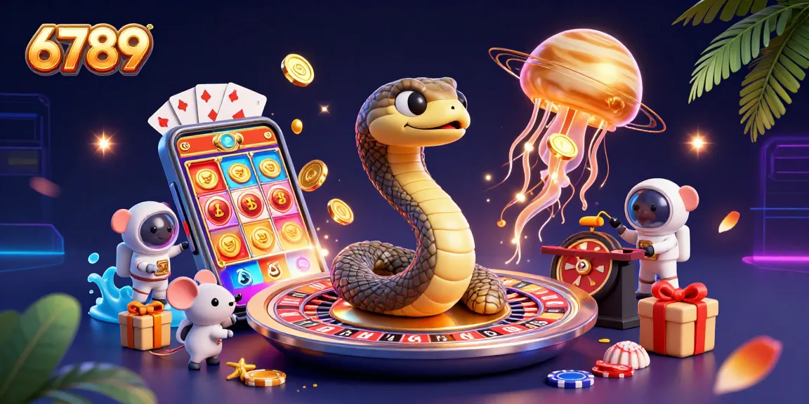 Experience thrilling gaming at 6789 with cosmic casino characters and vibrant slot games.