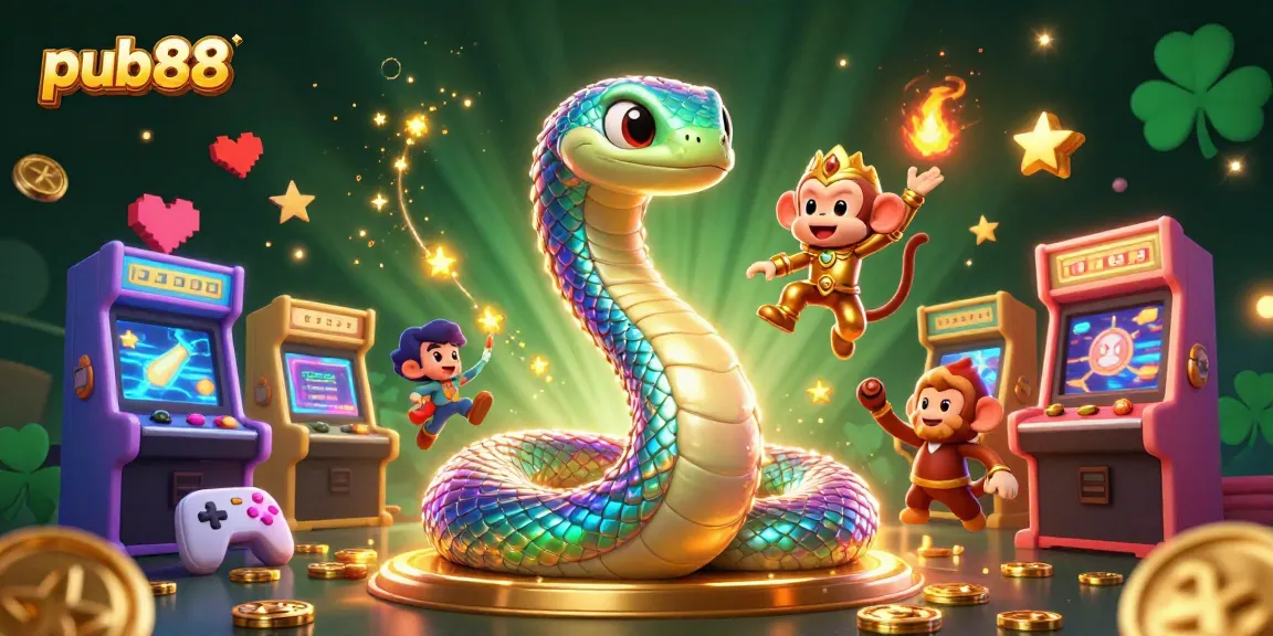 Experience the excitement of pub88 gaming with vibrant 3D characters and casino-themed elements.