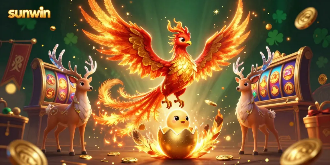Experience thrilling gaming action at sunwin with exciting slot reels and vibrant character dynamics.