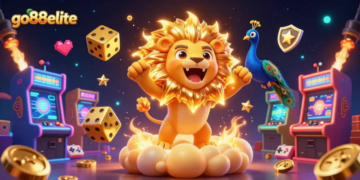 Experience thrilling gameplay at go88elite with vibrant casino elements and dynamic 3D visuals.