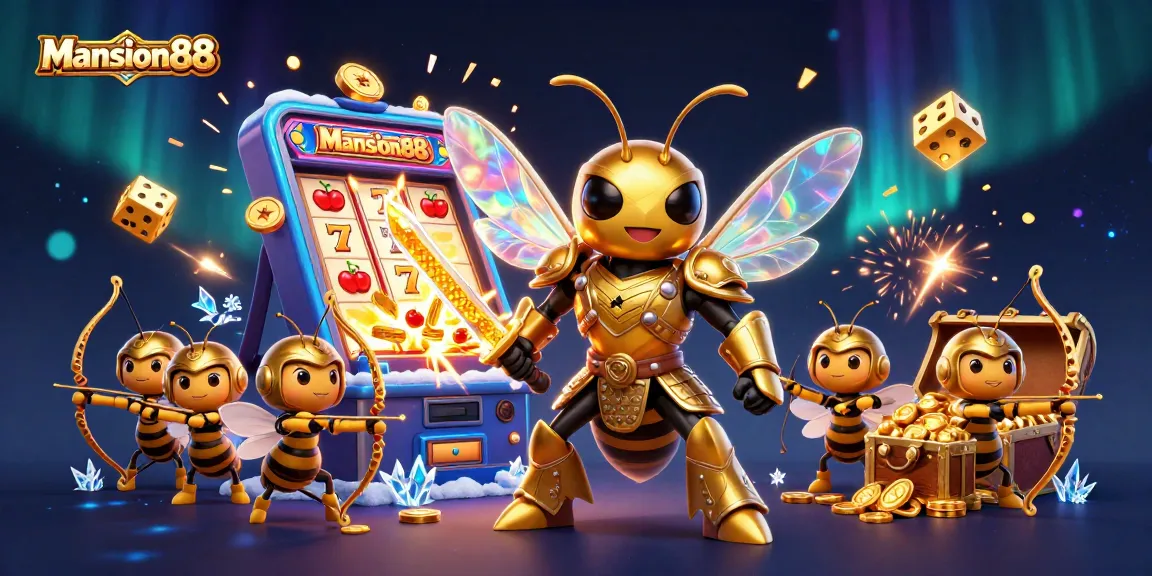 Mansion88 invites players to spin slots with a vibrant jackpot explosion and thrilling 3D characters.