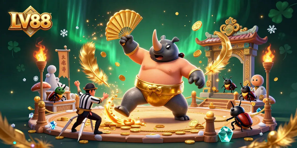 Watch the LV88 stampede of fortune with a beetle champion earning golden coins!