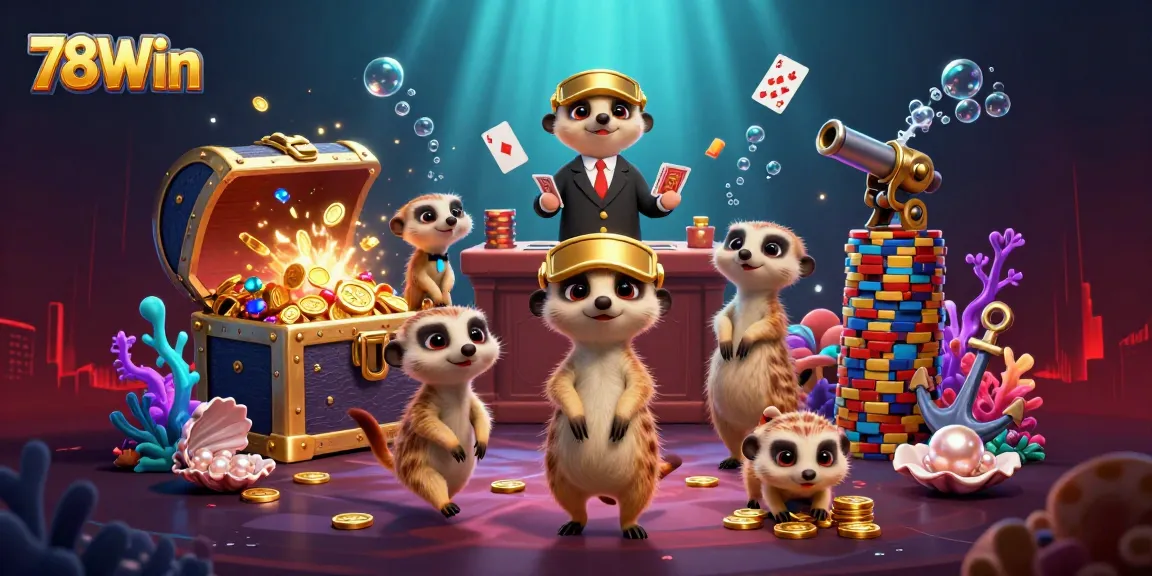 Experience thrilling gaming moments at 78Win's lively casino, featuring meerkats in action.